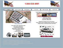 Tablet Screenshot of eagleautosalvage.com